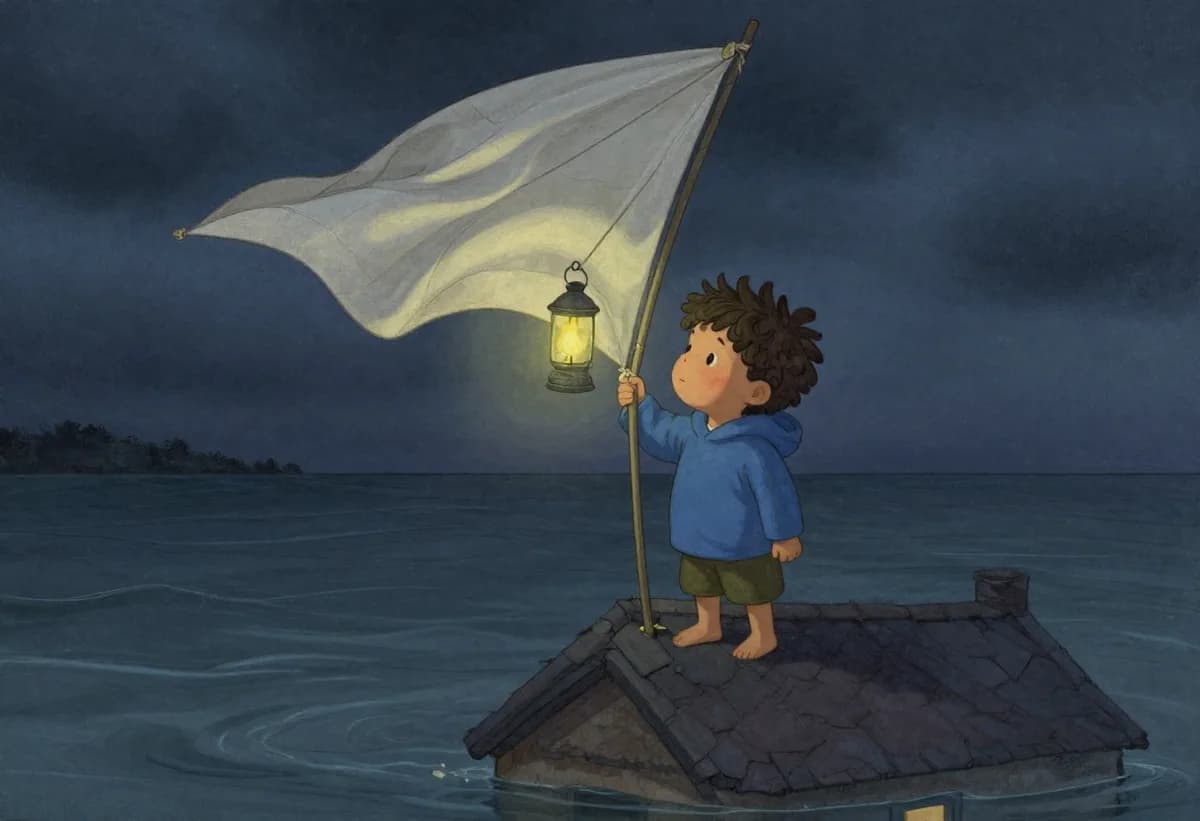 The Night My House Went Sailing