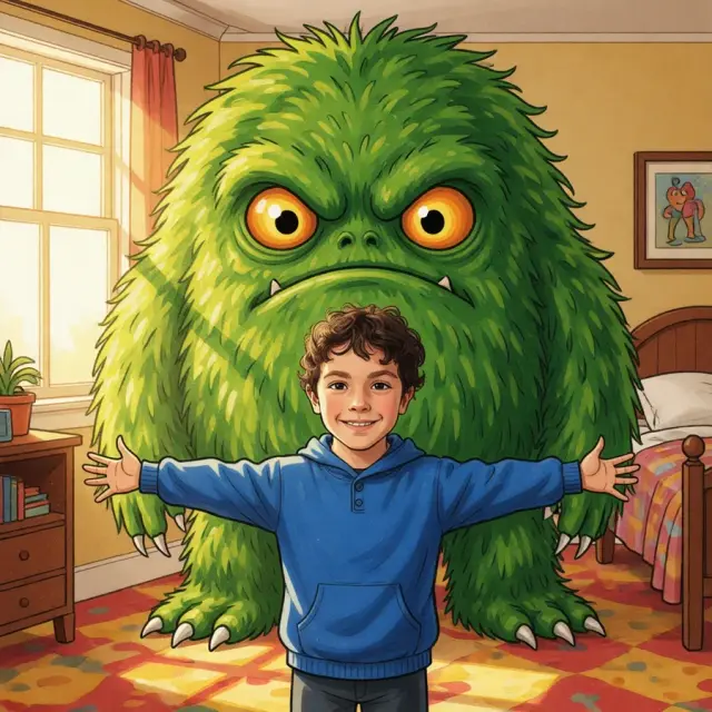 Page 11 of 12 of My Monster Is Afraid of the Dark
