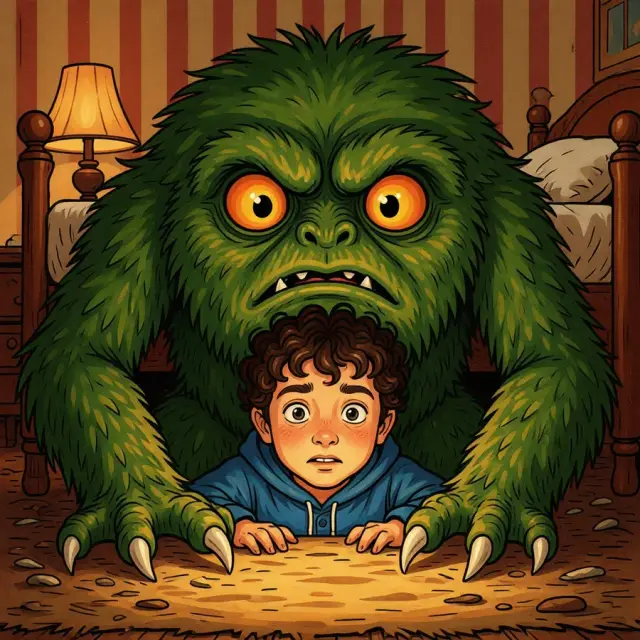 Page 2 of 12 of My Monster Is Afraid of the Dark