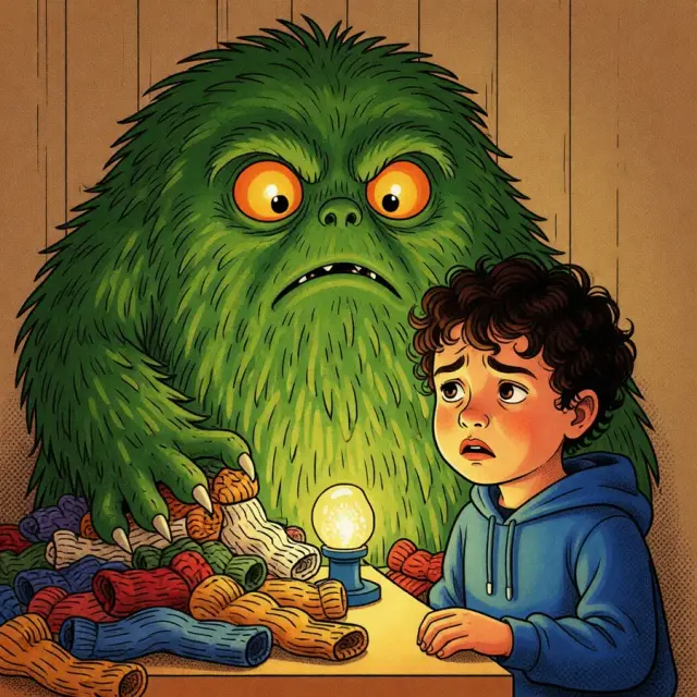 Page 4 of 12 of My Monster Is Afraid of the Dark