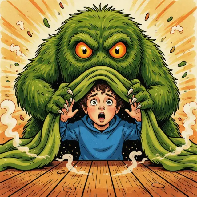 Page 6 of 12 of My Monster Is Afraid of the Dark